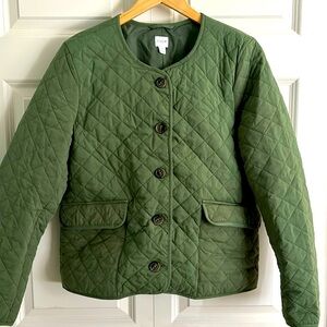 J. Crew Quilted Jacket, Size 12